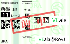 新潟記念⑤ジナンボー
